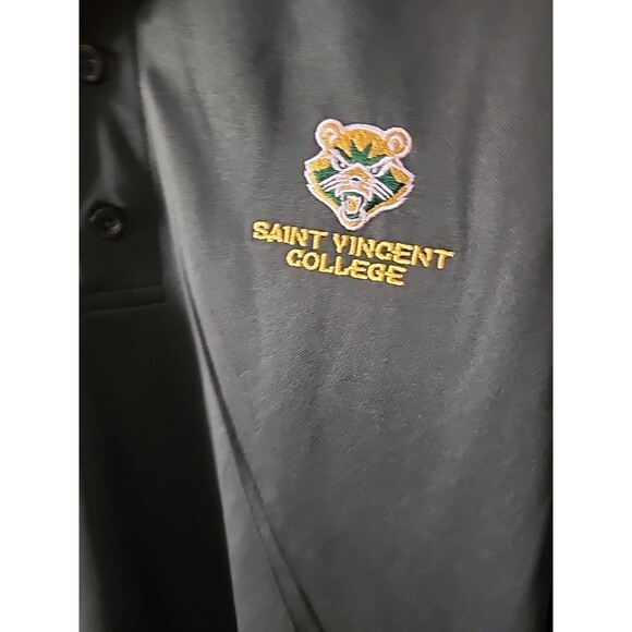 Saint Vincent College Bearcats Mens 2XL Embroidered Golf Polo D25 Excellent New - Picture 2 of 4